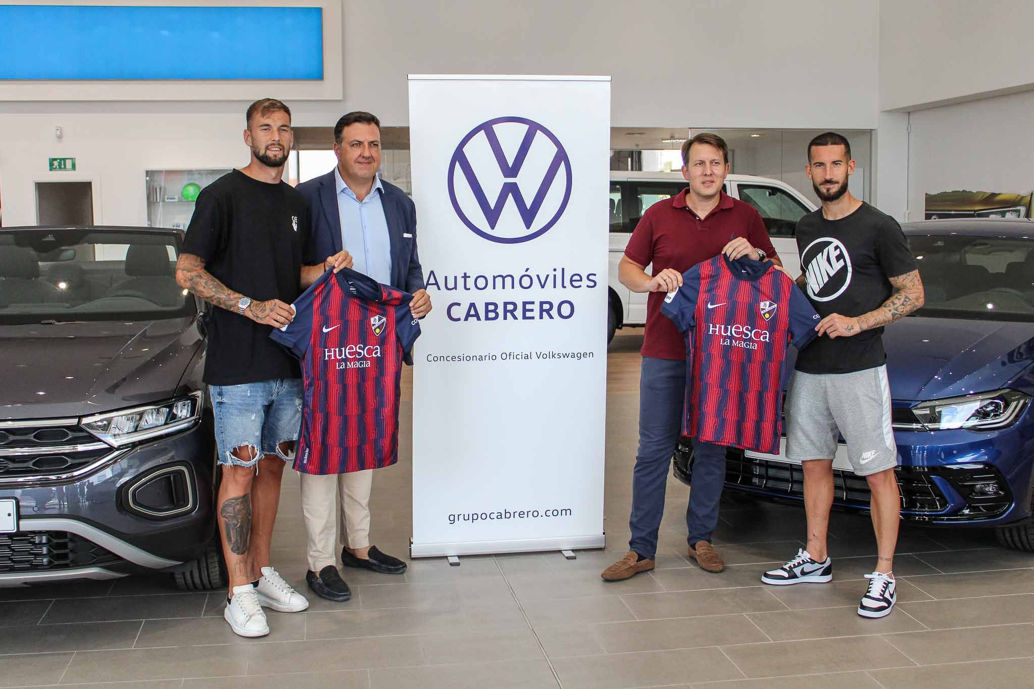 Automóviles Cabrero y la SD Huesca, juntos una nueva temporada